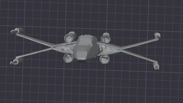 Star wars ship xu wing