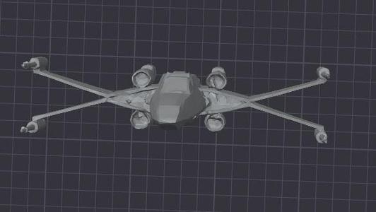 Star wars ship xu wing