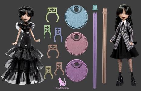 Wednesday Addams, Stand, Monster High