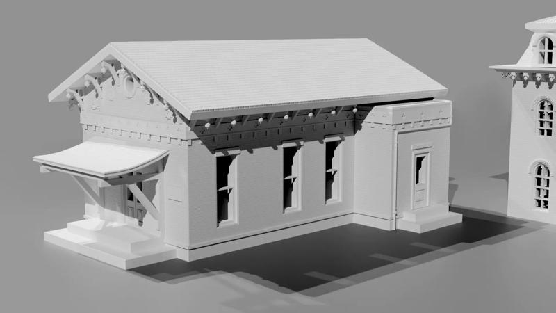 Historic Train Station Industrial Shed