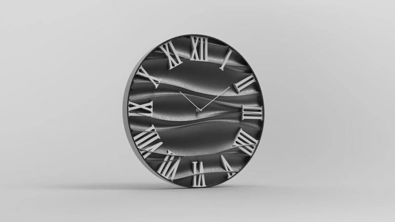 60 cm wall clock storm model