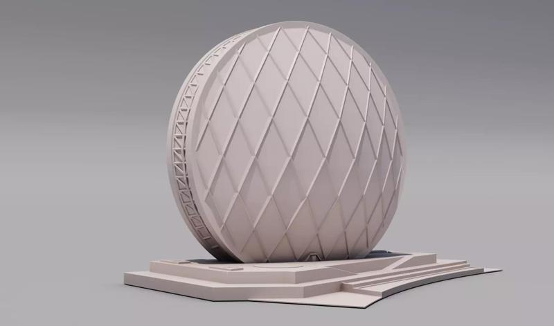 Aldar headquarters building in ABU DHABI