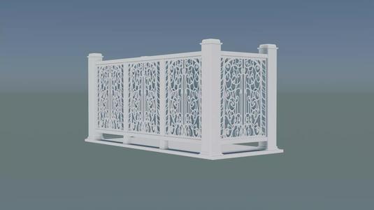 Model Railing - Balcony