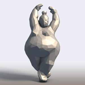 Voluptuous Woman Sculpture Curvy Female Form Statue