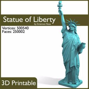 3D Printable - Statue of Liberty