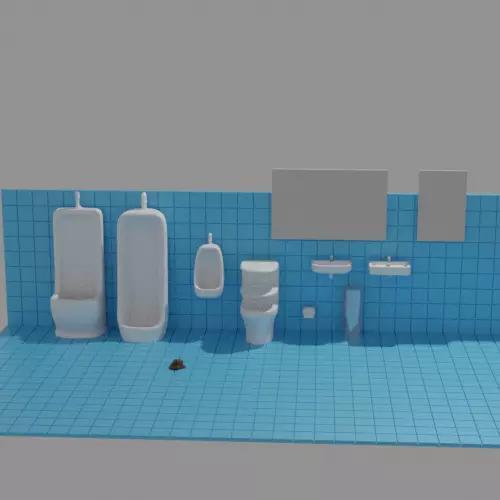 Toilet Diorama PACK 5m-1