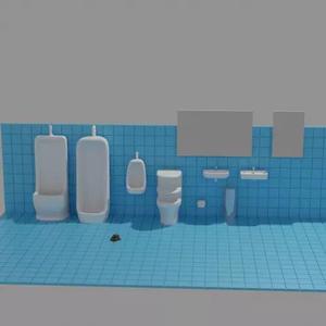 Toilet Diorama PACK 5m-1