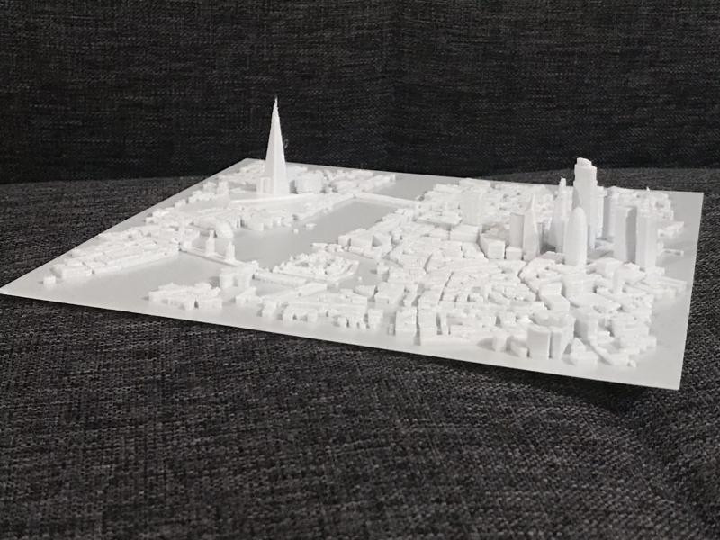 LONDON CITY - Miniature 3D Map