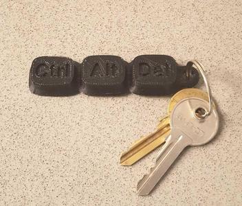 CtrlAltDel key chain