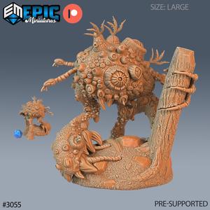 Fungus Golem Climbing ‧ DnD Miniature ‧ Tabletop Miniatures ‧ Gaming Monster ‧ 3D Model ‧ RPG ‧ DnDminis ‧ STL FILE