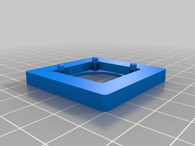 Raspberry 40MM to 20mm Fan plate