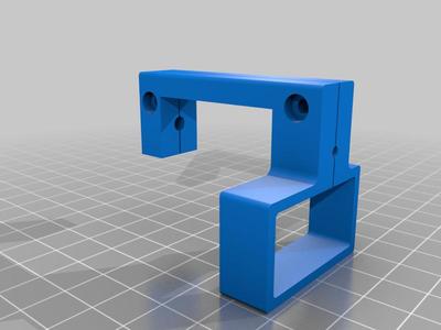 Tenlog Filament sensor mount with arm to hold 4mm filament guide 