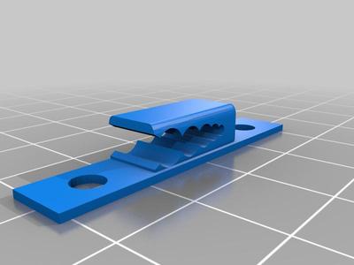 Wall mountable USB cable holder 