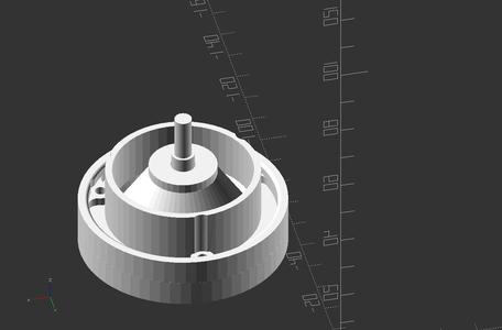 Remixed centerpiece for the minimalistic volume knob