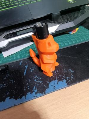 Clipper Charmander Low Poly Lighter Cover