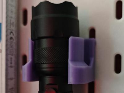Skadis Flashlight Holder