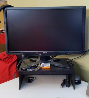 Laser cut LCD montior stand