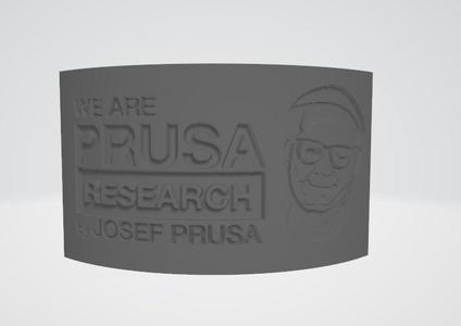 Lithophane logo Prusa