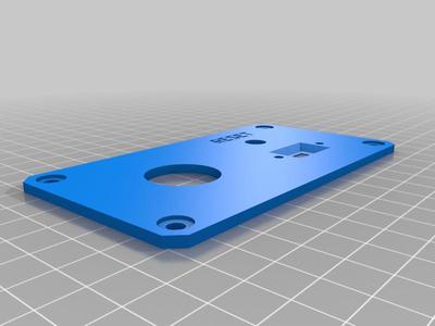 Button plate for RS-CNC32