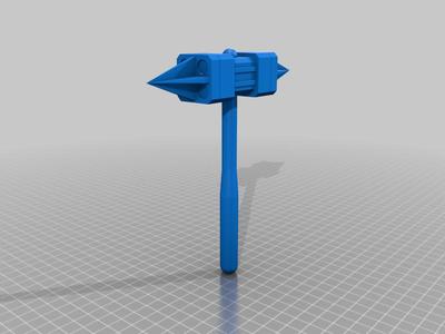 NG-B50 Thunderer Combat Hammer (Rifts RPG)