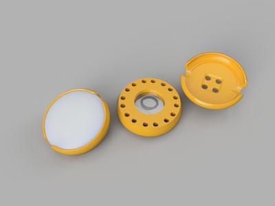 AirKnopf - AirTag Button for sewing on textiles or clothing