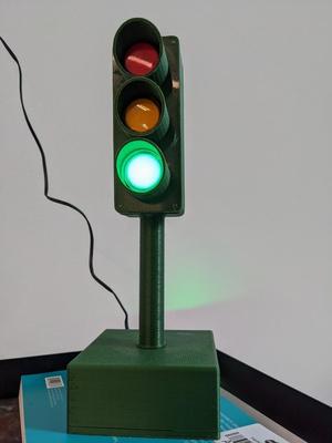 Desk stand for mini stoplight with 50mm case