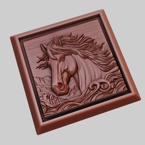 Horse Animal 3D Model for CNC Router Laser & 3D Printer