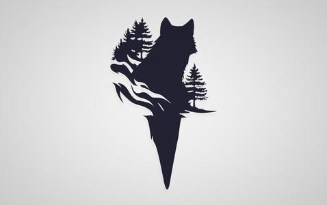 WOLF / DOG / ANIMAL / PET / HOME / BOOKMARK / BOOKMARK / SIGN / BOOKMARK / GIFT / BOOK / BOOK / SCHOOL / STUDENTS / TEACHER / OFFICE / WITHOUT SUPPORTS