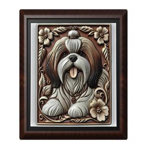 Dog Shih Tzu animal wall art relief wall decor