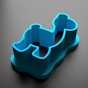 Flame cookie cutter