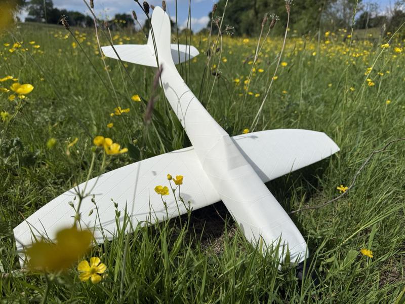 LW-PLA Spitishfire V2 Rubber Band / Chuck Plane