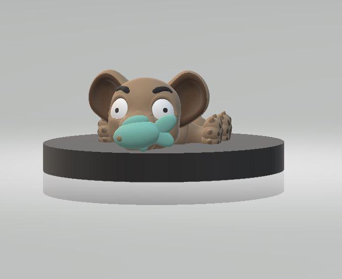 Playful Rodent Model 3D printable model