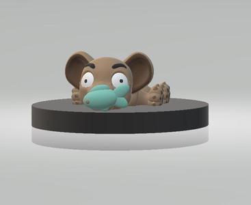 Playful Rodent Model 3D printable model