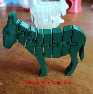 Flexi Donkey - Nativity Collection - 3D Nativity Scene