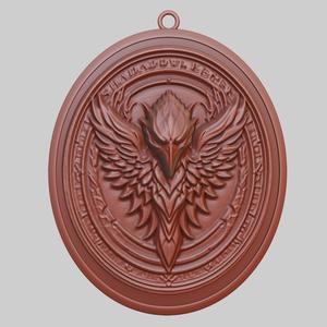 Hawk Animal Pendant Hawk Animal Necklace for CNC Router Laser & 3D Printer