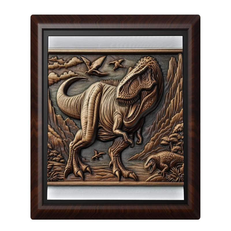 T-Rex animal wall art relief wall decor
