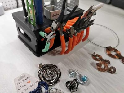 Holder for wire equipment