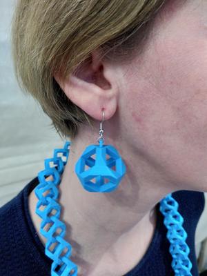 Geo Cube Earrings