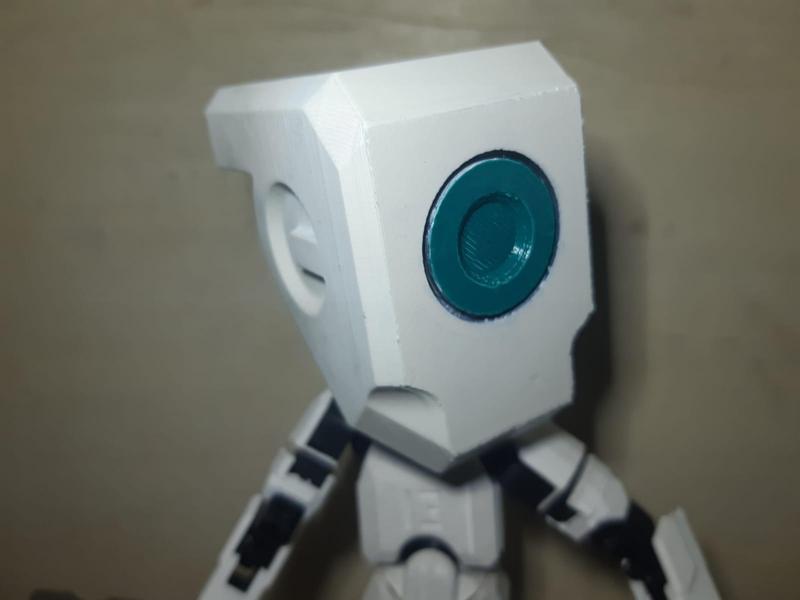 Dummy 13 eye robot chibi head