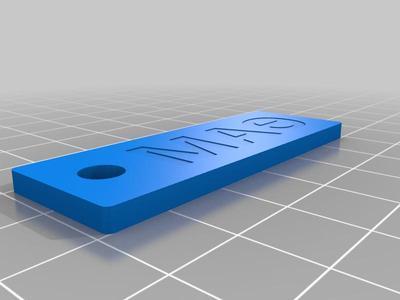 Mu Alpha Theta Key Fob