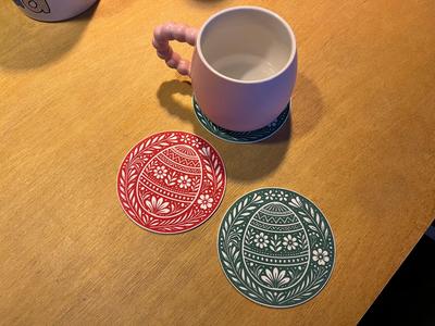 Easter coaster