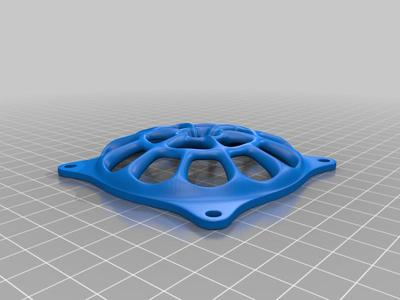 Simple rounded fan grill 80mm