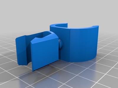 Clip and bar guide for porche roof