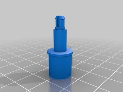 rotary knob with axis and pointer