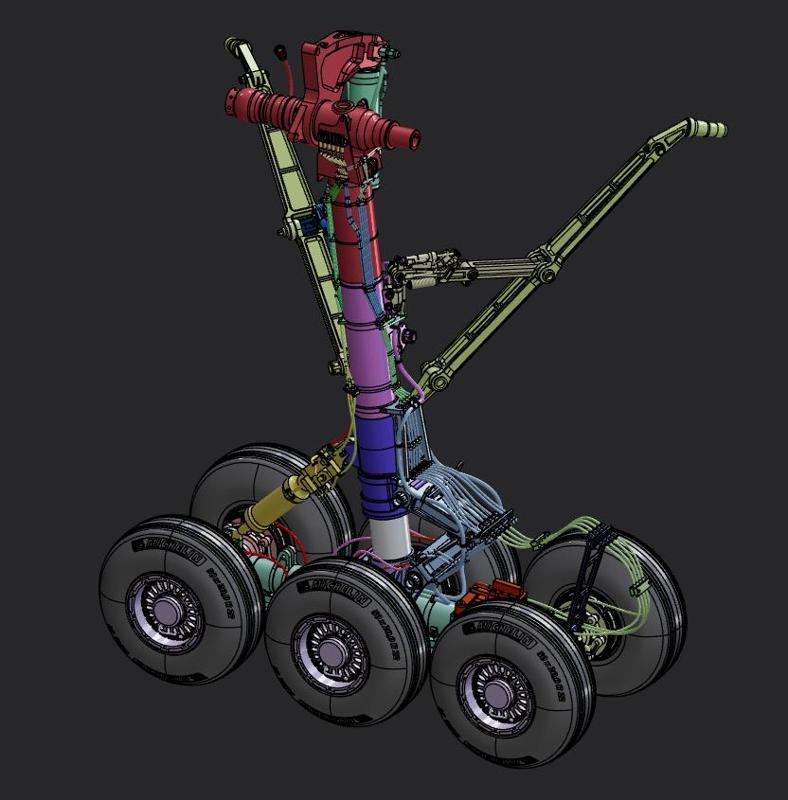 Boeing 777-300ER Landing Gear