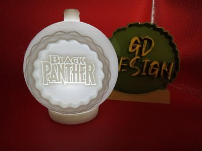 Black Panther CHRISTMAS ORNAMENT LIGHT