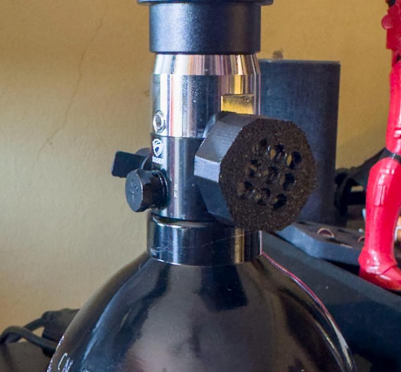 Airsoft HPA tank protector for pressure gauge