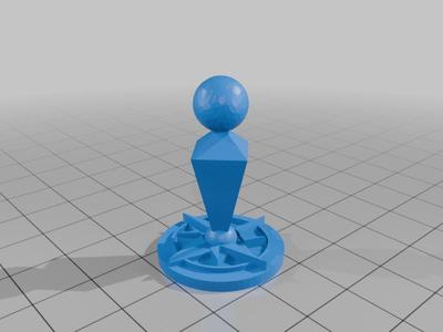 Sturdier and easier to print player marker