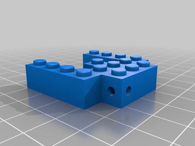 Building block: Key holder letter W