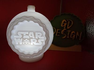 Star Wars Dark Side Disney CHRISTMAS ORNAMENT TEALIGHT